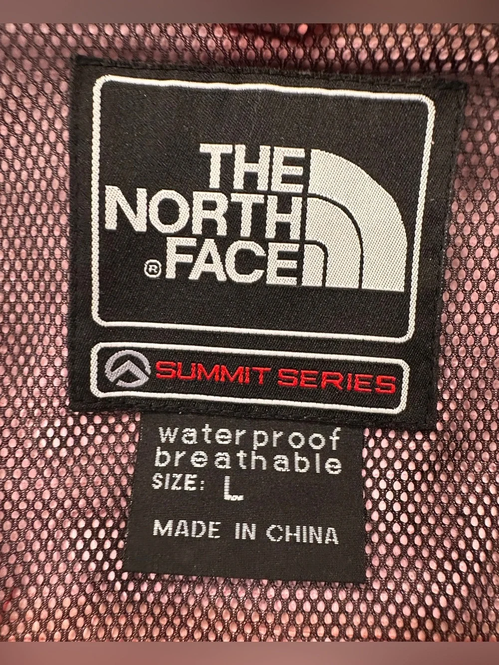 VTG The North Face Summit Series Gore-Tex XCR Mountain Jacket Red Black Mens L